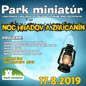 park miniatur nocna prehliadka 2019 m