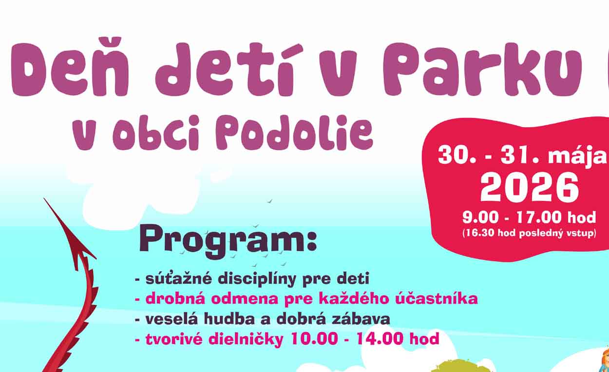 Park mini Deň detí 2026 mensi