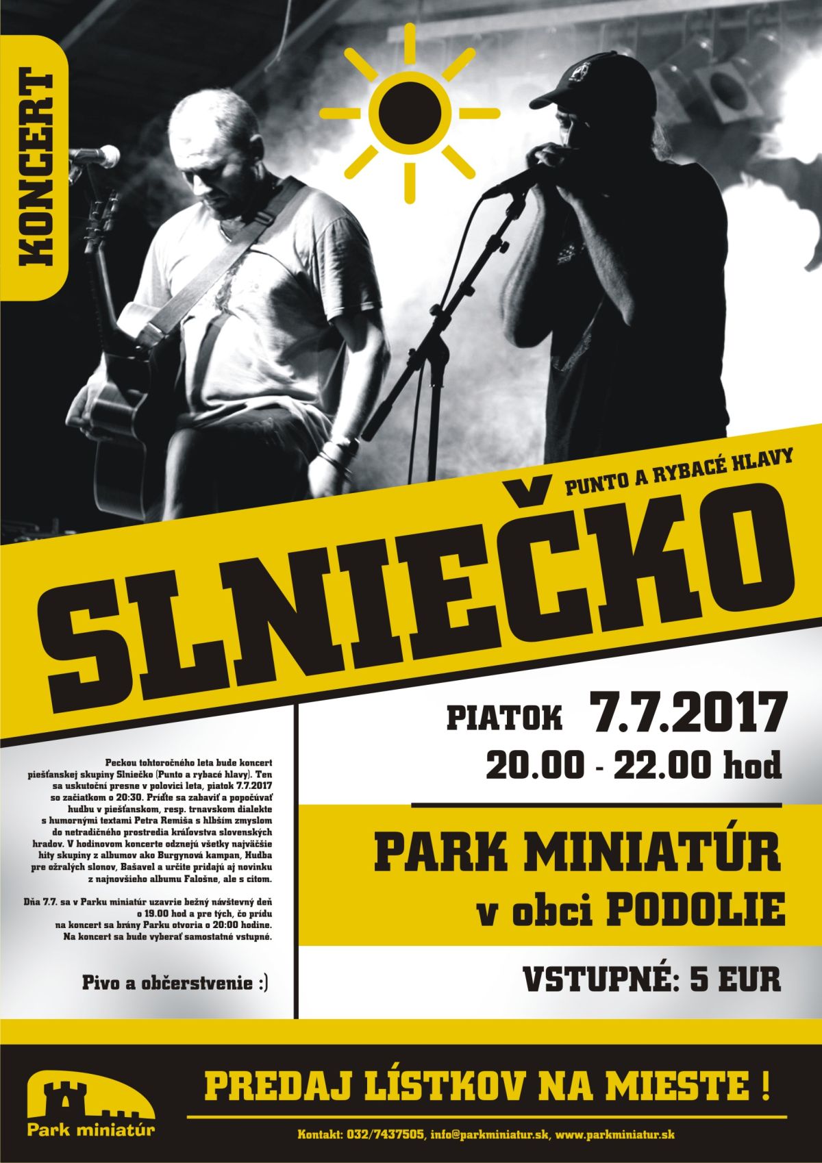 plagat slniecko park miniatur